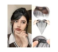 Wig for Women 10inches Hair Bangs With Sideburns Human Hair Clip In Hair Extensions Hair Styling Tools Human Hair Women Clip In Bang