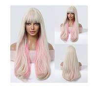 Wig for Women Daily Party Heat Resistant Braid Fake Hair Long Straight Black Synthetic Wigs Free Partition DIY Hairstyle Wigs for Afro Women Natural Hair Wig,WL1142-1
