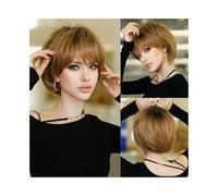 Wig for Women Ombre Blonde Wig for Women Daily Party Fluffy Bob Synthetic Hair Fashion for Daily Party Use