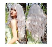 Wig for Women Synthetic Hair Wigs Heat Resistant Blond To Pink Long Wavy Blonde Wigs for Women Daily Cosplay Hot Love Natural Hair Wig,MW9078-1-Follow us-2usd