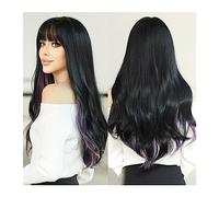Wig for Women Synthetic Hair Wigs Heat Resistant Blond To Pink Long Wavy Blonde Wigs for Women Daily Cosplay Hot Love Natural Hair Wig,MW0313-3-Follow us-2usd