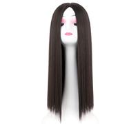 Wig For Women Wig, Medium Long Straight Hair, Full Head Cover, High Temperature Chemical Fiber Artificial Hair Deep Wave Lace Front Wigs Human Hair