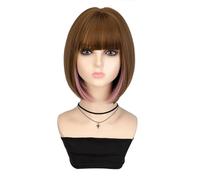 Wig For Women Wigs Women's Full Head Short Straight Wigs Women's Artificial Hair Fashionable Synthetic Wigs Deep Wave Lace Front Wigs Human Hair