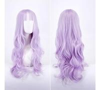 Wig For Women With Long Curly Hair, Colorful Cos Wig Set With Big Waves