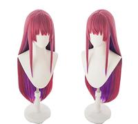 Wig For Youtuber Hoive Houshou Marine VTuber Red Cosplay Wigs FOUR VER. Heat Resistant Synthetic Cosplay Hair Houshou Marine OneSize longstraighthair