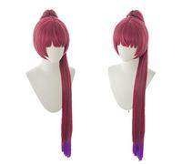 Wig For Youtuber Hoive Houshou Marine VTuber Red Cosplay Wigs FOUR VER. Heat Resistant Synthetic Cosplay Hair Houshou Marine OneSize singleponytail