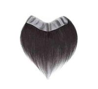 Wig Forehead Hairline V-Shape Human Hair Natural Hairpiece Thin Skin Base Patch for Daily Party Use(2x16cm)