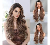 wig Gradient Long Wave Wig With A Feminine Feel And A Large At The Waist Wigs(E)