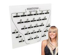 Wig Hanger - Extension Organizer, Extension Holder | Graft Wig Section Display Hair Hanger With Clip For Hairpieces, Home And Hair Salons