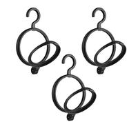 Wig Hanger - Portable Wig Organiser, 3-Piece Hanging Wig Stand for Storing and Displaying Multiple Wigs | Foldable Wig Dryer Holder for All Wigs