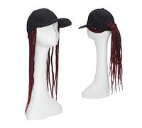 Wig Hat Cap Straight Baseball Wig Bob Curly Adjustable Hat With Hair Synthetic Natural Wavy Wigs Hat with Hair
