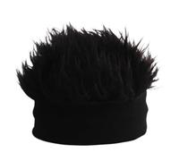Wig Hats with Hair - Adjustable Cotton Cap 48-60cm | Hip Hop Knitted Hat with Pointed Hair Lining Party Wear Cosplay Accessory | Wig Hat
