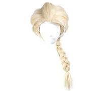 Wig High-Grade Matt High-Temperature Silk Princess Scorpion Plate Double Twist 辫 Full Hand-Woven Cute Sexy Female Wig (Color : Beige) (Beige)