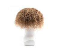 Wig Human Hair System Unit Full Lace Men's Toupee 15mm Curly Breathable Male Prosthesis