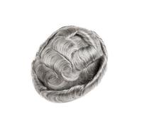 Wig Knotless Skin Toupee for Men Human Hair Male Capillary Prosthesis(8x10)