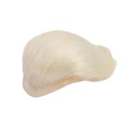 Wig Lace Front Human Hair System Mono Top with PU Skin Around #60R