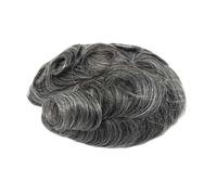 Wig Lace Men's Wig Indian Human Hair Breathable Comfortable Ideal for Various Occasions(1B60)