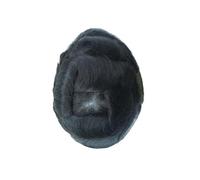 Wig Lace Top Polyskin Perimeter Men Capillary Prosthesis Human Hair Toupee for(6x8)