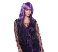 WIG LONG BLACK & PURPLE