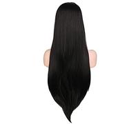 Wig Long Straight Lace Synthetic Hair Wigs Middle Part Women Wig For Cospaly Daily Party Use Wig Baby Hair Grey Wigs For Women (Onecolor 14 Inch)