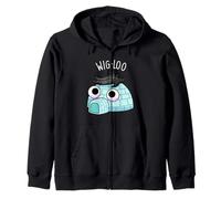 Wig-loo Funny Igloo Pun Zip Hoodie