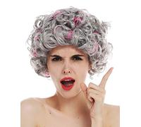 WIG ME UP - 3195-ZA68A wig women's wig Halloween carnival grey curls curly hair roller grandmother granny