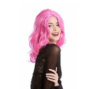 WIG ME UP - 90831-ZAC5B Wig Ladies Women Halloween Carnival Cosplay pink middle parting shoulder length wavy
