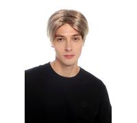 WIG ME UP - 92221-ZA87A+ZA33 Fancy Dress wig men women unisex short straight parted mahogany blonde mix Halloween Carnival