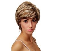 WIG ME UP - CH-1309-L12-26 Lady Quality Wig short, sexy and naugthy streaked straight with parting brown blond mix