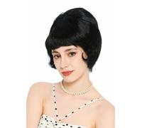 WIG ME UP - DW3436-1 Lady Wig Women's Wig Retro Vintage 50s 60s Beehive Backcombed Bangs Black