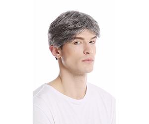 WIG ME UP - GFW1168-44 Men Gents Wig short casual youthful modern look dark grey gray