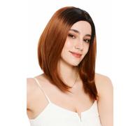 WIG ME UP - GFW3977-30+1 Lady Wig Women's Wig, middle parting, shoulder length, straight, Ombre Black Reddish Brown