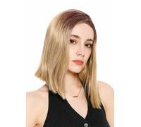 WIG ME UP - GFW4029S-27/613+33 Women's Wig, Shoulder Length, Long Bob, Straight, middle parting, Ombre, Balayage Highlights, Reddish Brown, Blonde
