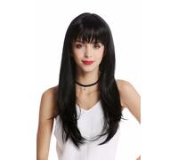 WIG ME UP Ladies Wig Deep Black Long Straight Sexy Pony GFW2274