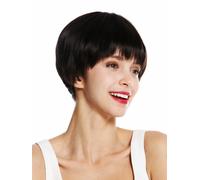 WIG ME UP Ladies Wig Short Smooth Pageboy Cut Dark Brown VK-53