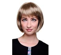 WIG ME UP - Lady Quality Wig short Page Bob fringe bangs mixed dark blond 703-14