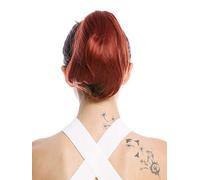 WIG ME UP - N869-V-350 Ponytail Hairpiece Extensions Bun very short straight but voluminous dark copper red