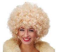 WIG ME UP - Party/Fancy Dress/Halloween WIG gigantic super volume BRIGHT BLOND disco AFRO funky huge HAIR, PW0011-P02