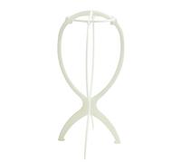 WIG ME UP - Plastic wig stand wig 14 x 7 inches white M18