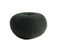 WIG ME UP - RH-046-15x7-black XL bun Cushion bun Hairdo Cushion Ring Volume Hair Styling Black Very Big Broad 6x3 inches