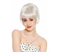 WIG ME UP - VK-71-60 Lady Wig Women's Wig Retro Vintage 50s 60s Beehive Tower Hairstyle Backcombed Short Bangs Light Blonde