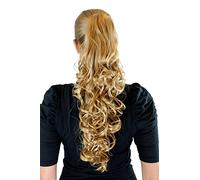WIG ME UP - XF-9003-225 Ponytail Hairpiece extension very long curled curls blond 20inch