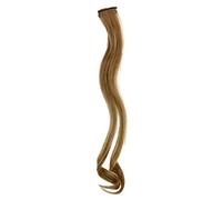WIG ME UP - YZF-P1C18-16 One Clip Clip-In extension strand highlight curled wavy micro clip, 1,5 inch wide, 18 inches long dark ash blond