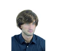 Wig Men Very Full & Dense Medium Length Brown Mix CM-433-12/6