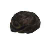 Wig Men's 6-Inch Lace Front Toupee Wig Human Hair OCT Capillary Prosthesis System Unit(2)