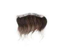 Wig Men's Capillary Prosthesis Straight Human Hair System 0.06mm Thin Skin Frontal Hairline(16x3.5cm)