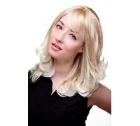 Wig NATURAL Blonde Mix LIGHT WAVY TIPS mid-length 45 3019-27T613