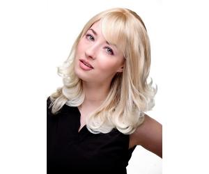 Wig NATURAL Blonde Mix LIGHT WAVY TIPS mid-length 45 3019-27T613