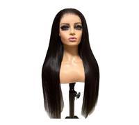 Wig No glue straight headgear pre cut lace natural color 13x 4 ready to go straight wig(16inch)