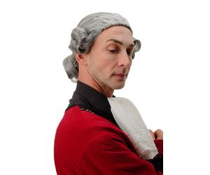 Wig Quality Men Theater Baroque Lord Nobleman Dark Gray